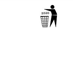 Свитшот хлопковый мужской Trash 2020, цвет: белый — фото 2