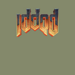 Свитшот хлопковый мужской IDDQD DOOM, цвет: авокадо — фото 2