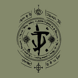 Свитшот хлопковый мужской Doom Eternal, цвет: авокадо — фото 2