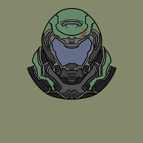 Мужской свитшот Палач Рока / Авокадо – фото 3