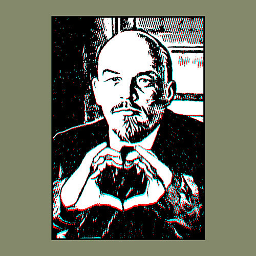 Мужской свитшот Ленин Oko / Авокадо – фото 3