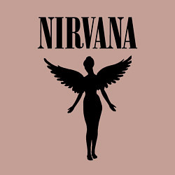 Свитшот хлопковый мужской NIRVANA, цвет: пыльно-розовый — фото 2