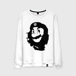 Свитшот хлопковый мужской Che Mario, цвет: белый