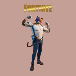 Свитшот хлопковый мужской Meowcles Fortnite 2, цвет: пыльно-розовый — фото 2