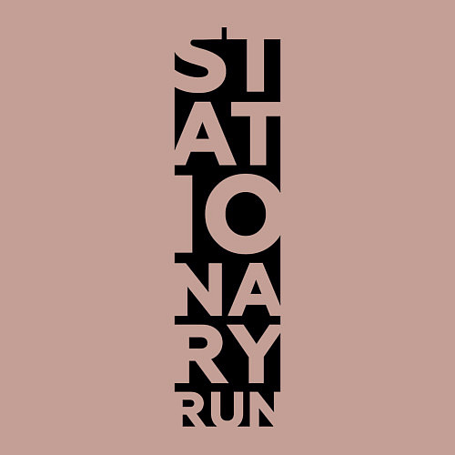 Мужской свитшот Stationary Run / Пыльно-розовый – фото 3