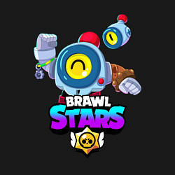 Свитшот хлопковый мужской BRAWL STARS NANI, цвет: черный — фото 2