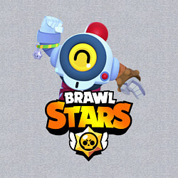 Свитшот хлопковый мужской BRAWL STARS NANI, цвет: меланж — фото 2