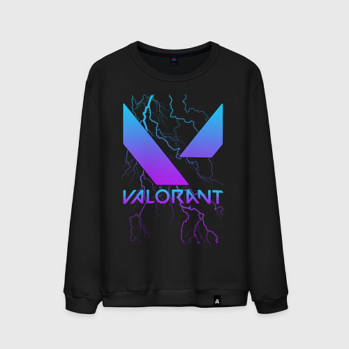 Мужской свитшот VALORANT / Черный – фото 1