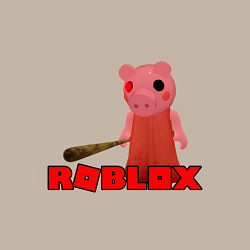 Свитшот хлопковый мужской ROBLOX: PIGGI, цвет: миндальный — фото 2