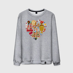 Мужской свитшот LOVE RUSSIA
