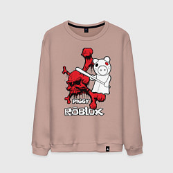 Мужской свитшот Свинка Пигги из Roblox