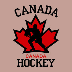 Свитшот хлопковый мужской Canada Hockey, цвет: пыльно-розовый — фото 2