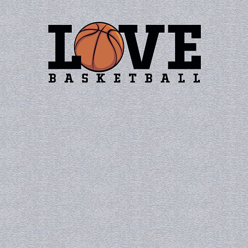 Мужской свитшот Love Basketball / Меланж – фото 3