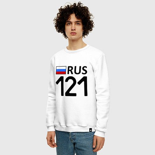 Мужской свитшот RUS 121 / Белый – фото 3