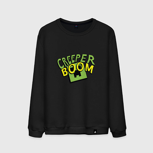Мужской свитшот Creeper Boom / Черный – фото 1