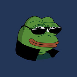 Свитшот хлопковый мужской Pepe в очках EZ, цвет: тёмно-синий — фото 2
