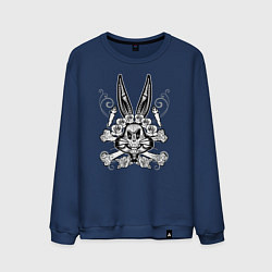 Свитшот хлопковый мужской Bugs Bunny, цвет: тёмно-синий