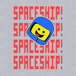 Свитшот хлопковый мужской Spaceship, цвет: меланж — фото 2