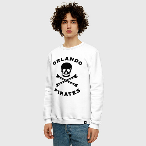 Мужской свитшот Orlando pirates Орландо Пираты / Белый – фото 3