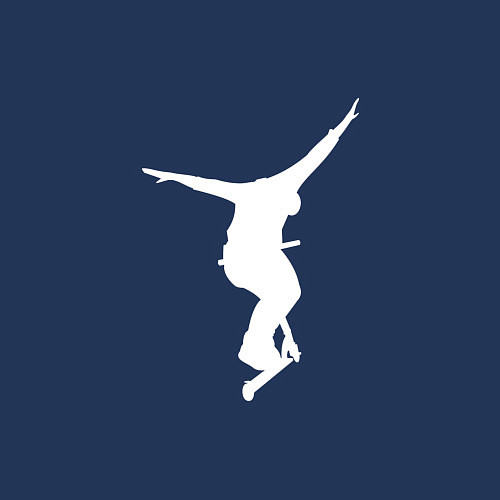 Мужской свитшот Самокат фристайл NOHANDER / Тёмно-синий – фото 3