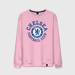 Свитшот хлопковый мужской Chelsea FC, цвет: светло-розовый