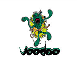 Свитшот хлопковый мужской Хеллоуин Voodoo, цвет: белый — фото 2