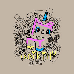 Свитшот хлопковый мужской Lego: Unikitty, цвет: миндальный — фото 2