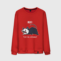 Мужской свитшот Настроение: Кричать и лежать