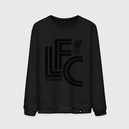 Мужской свитшот Liverpool FC / Черный – фото 1
