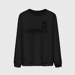 Свитшот хлопковый мужской Liverpool FC, цвет: черный