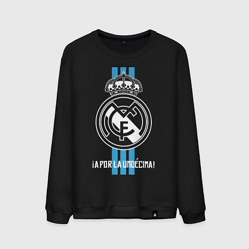 Мужской свитшот Real Madrid FC / Черный – фото 1