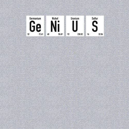 Мужской свитшот GENIUS / Меланж – фото 3