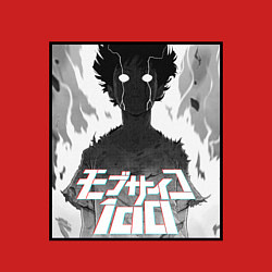 Свитшот хлопковый мужской Mob psycho 100 Z, цвет: красный — фото 2