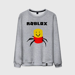 Свитшот хлопковый мужской ROBLOX, цвет: меланж