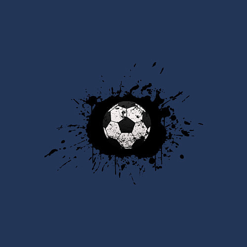 Мужской свитшот Soccer Ball / Тёмно-синий – фото 3