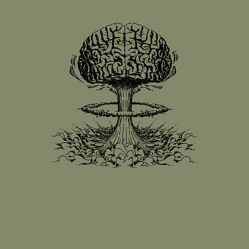 Мужской свитшот Взрыв мозга / Авокадо – фото 3