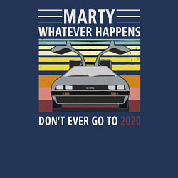 Свитшот хлопковый мужской Back to the Future, цвет: тёмно-синий — фото 2