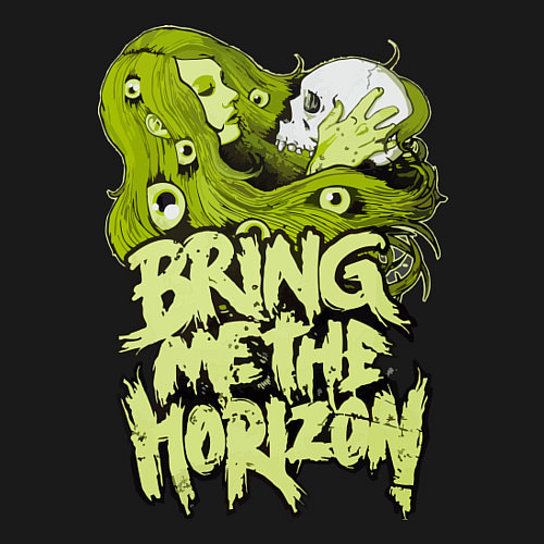 Мужской свитшот Bring Me the Horizon / Черный – фото 3