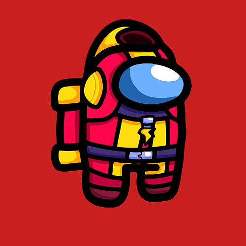 Мужской свитшот Among Us / Красный – фото 3