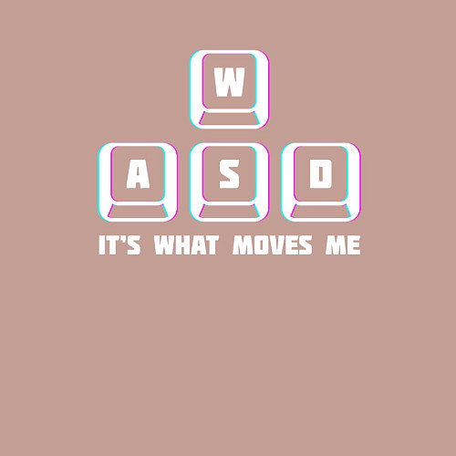 Мужской свитшот WASD / Пыльно-розовый – фото 3