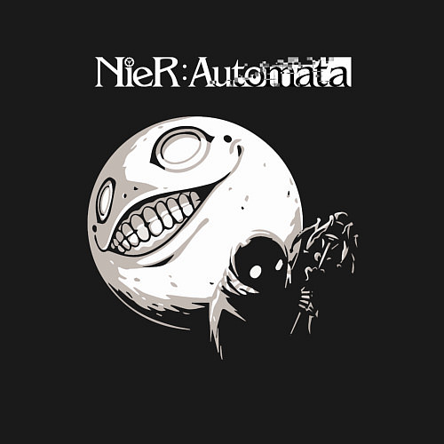 Мужской свитшот NIER AUTOMATA / Черный – фото 3