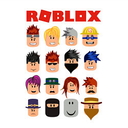 Свитшот хлопковый мужской ROBLOX, цвет: белый — фото 2