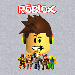 Свитшот хлопковый мужской ROBLOX, цвет: меланж — фото 2