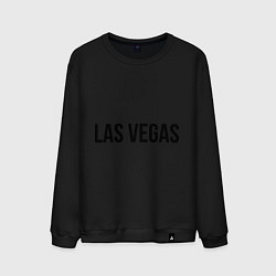 Свитшот хлопковый мужской Las Vegas, цвет: черный