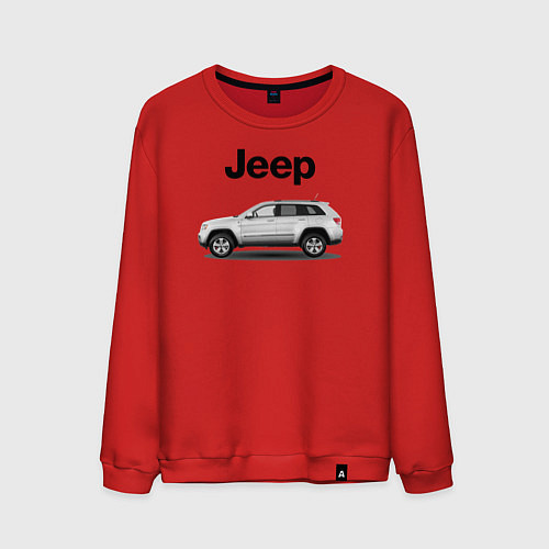 Мужской свитшот Jeep / Красный – фото 1