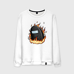 Мужской свитшот Among Us fire