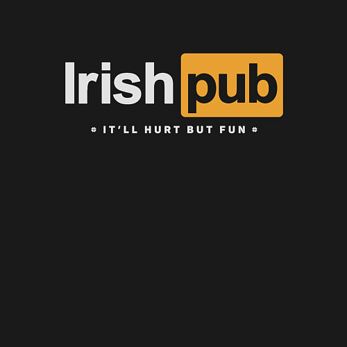 Мужской свитшот Irish Pub / Черный – фото 3