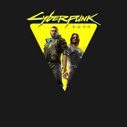 Свитшот хлопковый мужской Cyberpunk 2077, цвет: черный — фото 2