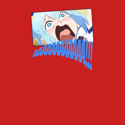 Мужской свитшот Aqua / Красный – фото 3