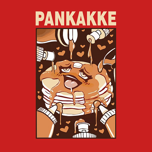 Мужской свитшот Pankakke / Красный – фото 3